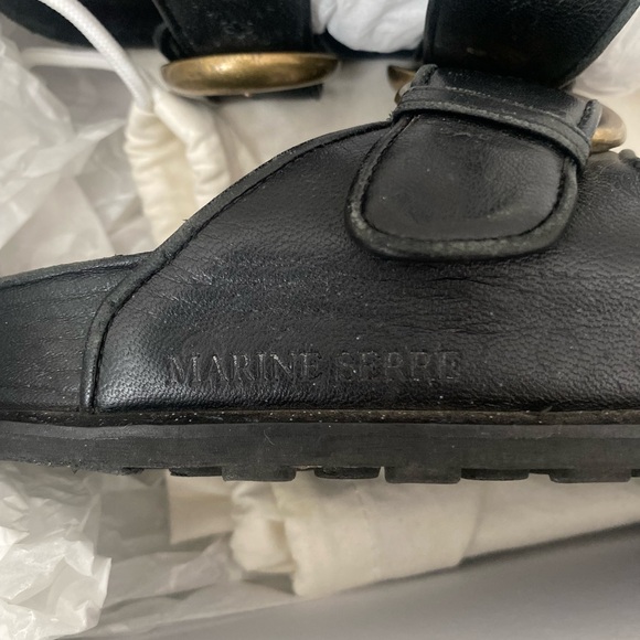 Marine Serré Distressed Logo Sandal - Picture 3 of 10
